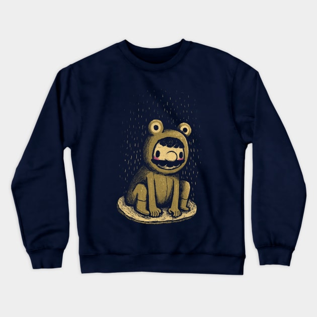 the life of a frogman Crewneck Sweatshirt by Louisros